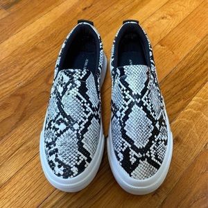 Snake Print Sneakers